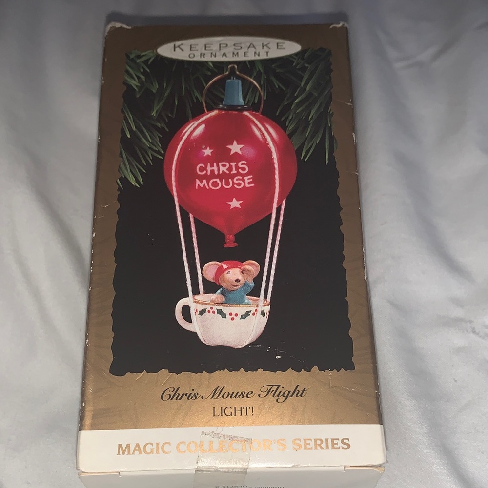 Keepsake Ornament Chris Mouse Flight 1993